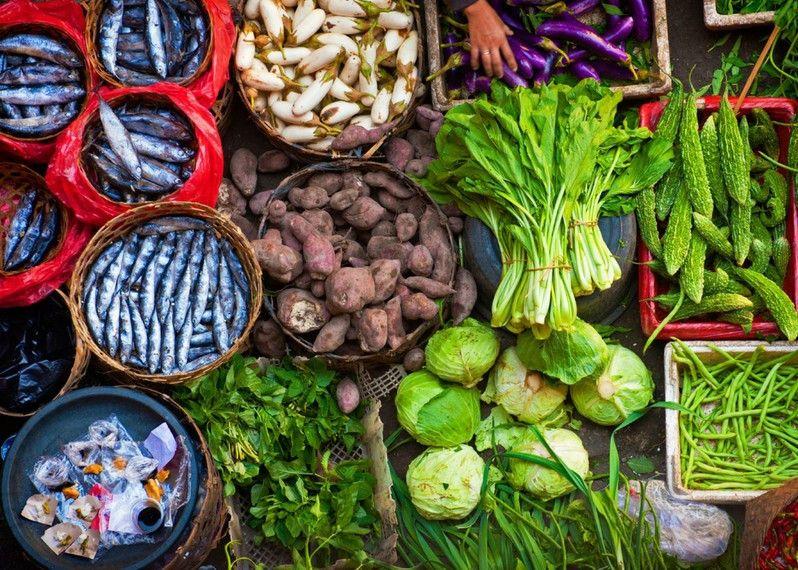 Frutta e verdura va scelta con attenzione, ma è possibile trovare ottimi prodotti ed evitare il Bali Belly, Bali.
©Edmund Lowe Photography/Shuttersto